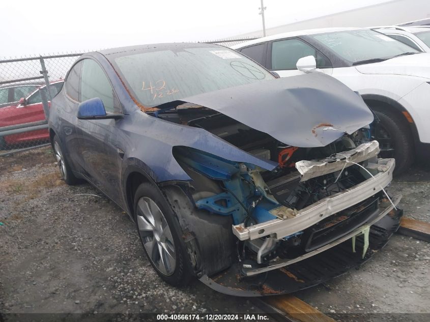 2021 TESLA MODEL Y LONG RANGE DUAL MOTOR ALL-WHEEL DRIVE #3031680912