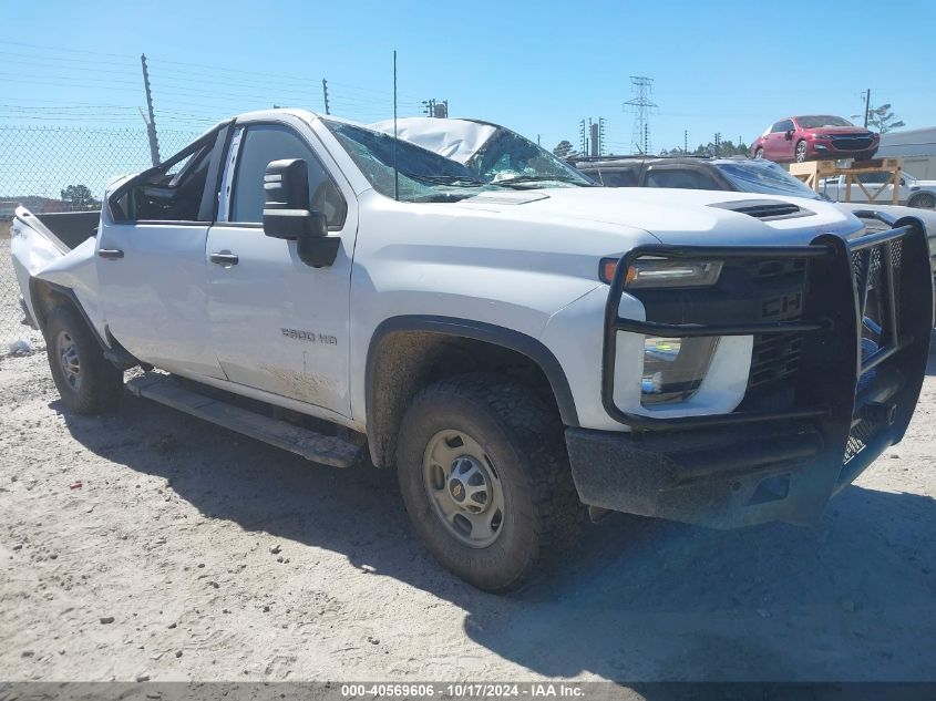 2020 CHEVROLET SILVERADO 2500HD 4WD  STANDARD BED WT #3058076367