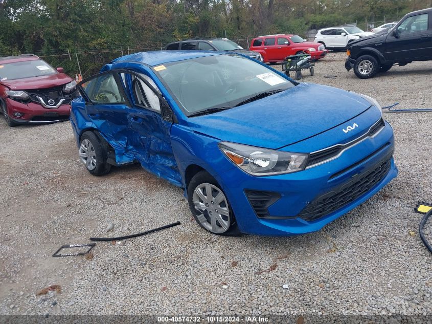 2022 KIA RIO S #2995299116