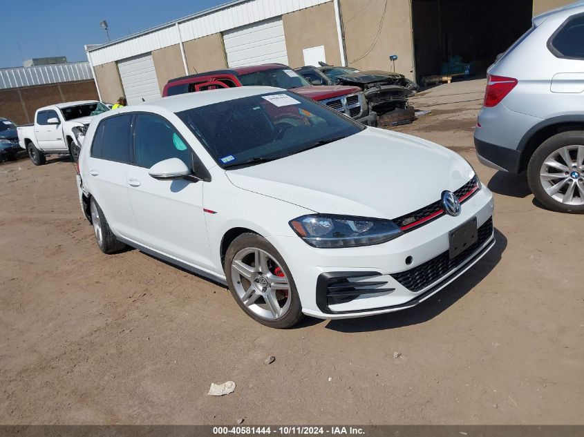 2018 VOLKSWAGEN GOLF GTI 2.0T AUTOBAHN/2.0T S/2.0T SE #3035086010