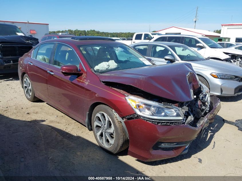 2017 HONDA ACCORD EX-L #3035076170