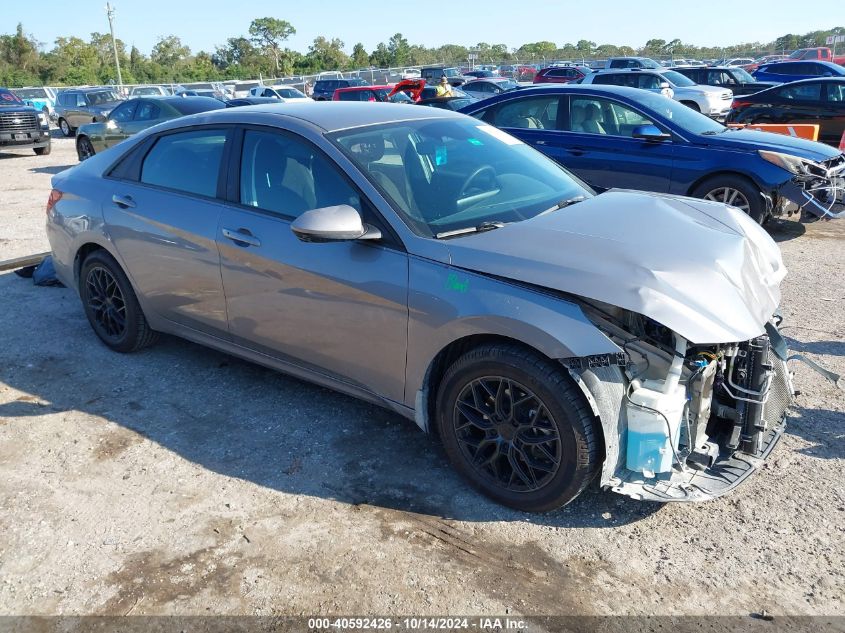 2023 HYUNDAI ELANTRA HYBRID BLUE #2980522356