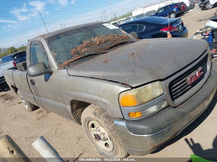 2002 GMC SIERRA 1500 STANDARD #2990348728