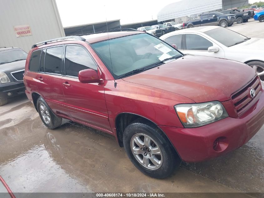 2004 TOYOTA HIGHLANDER V6 #2992830171