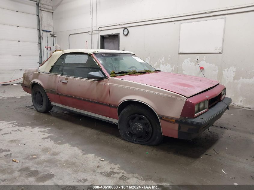 1984 CHEVROLET CAVALIER TYPE 10 #3037522984