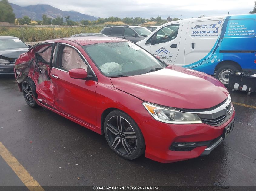 2017 HONDA ACCORD SPORT SE #3035089589