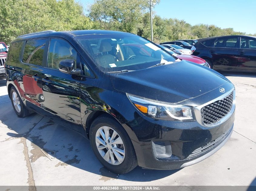 2015 KIA SEDONA LX #2992829867