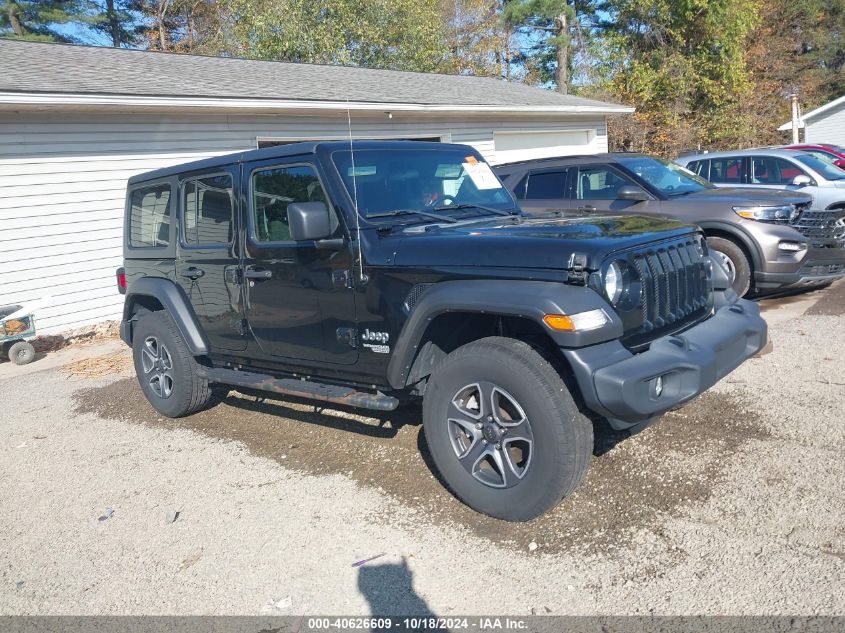 2019 JEEP WRANGLER UNLIMITED SPORT S 4X4 #2992823325