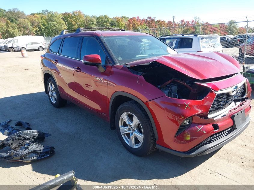 2020 TOYOTA HIGHLANDER HYBRID LE #3036721935