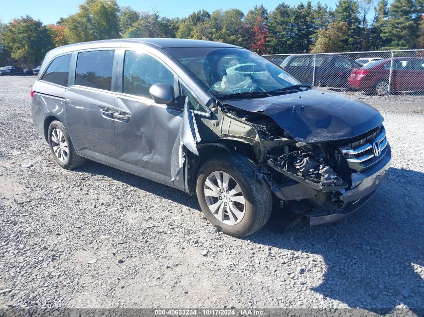 2016 HONDA ODYSSEY SE #2995298376