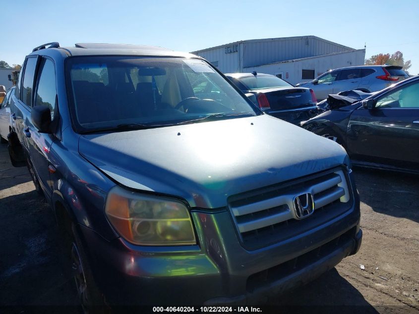 2007 HONDA PILOT EX-L #3035075754