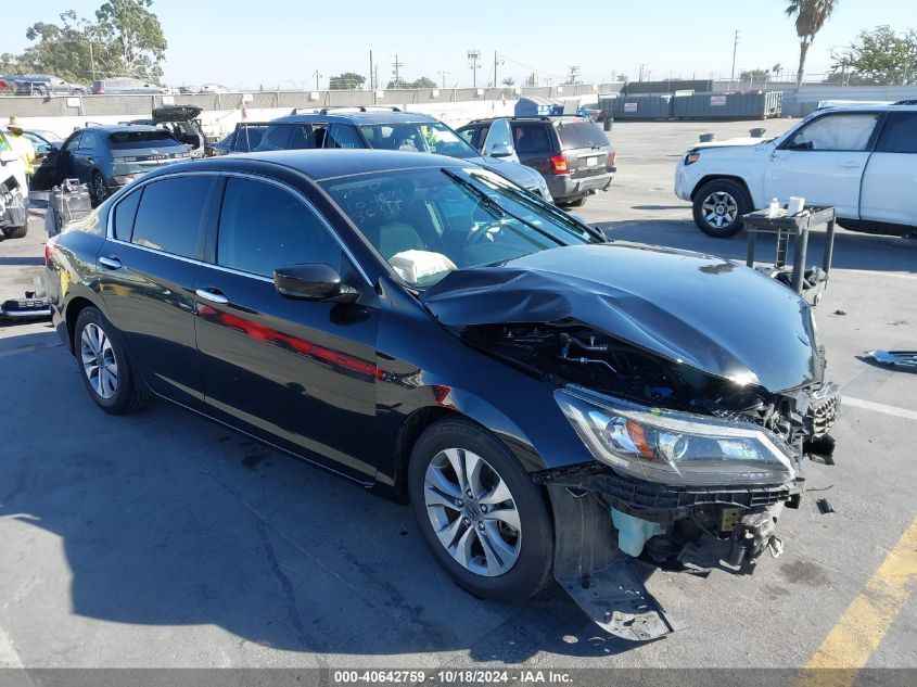 2014 HONDA ACCORD LX #3006596285