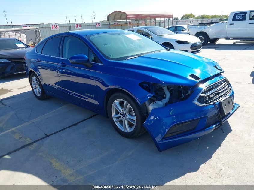 2018 FORD FUSION HYBRID SE #3042560172