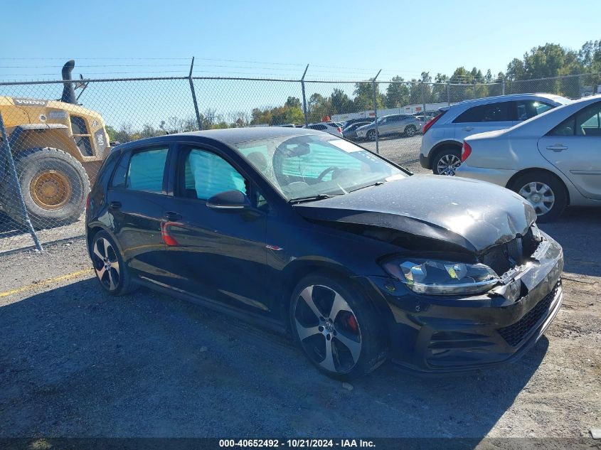 2018 VOLKSWAGEN GOLF GTI 2.0T AUTOBAHN/2.0T S/2.0T SE #3037527007