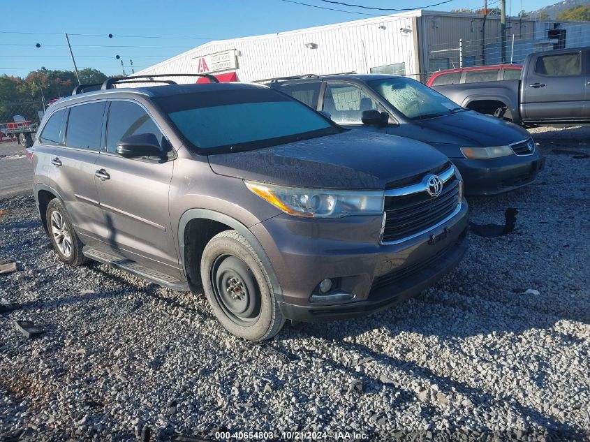 Buy 5TDYKRFH1ES018011 Toyota Highlander 2014 from online auto auction