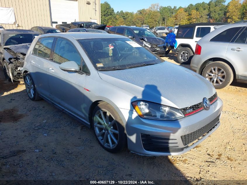 2016 VOLKSWAGEN GOLF GTI S 4-DOOR #3037527288