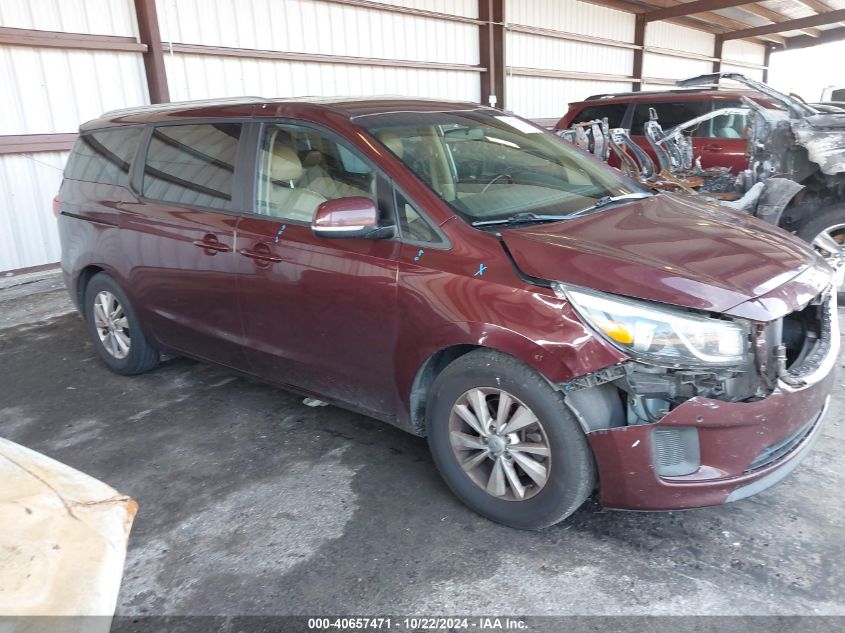 2017 KIA SEDONA LX #2995297607