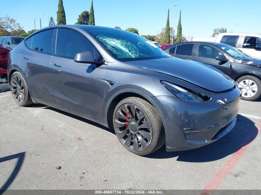 2022 TESLA MODEL Y PERFORMANCE DUAL MOTOR ALL-WHEEL DRIVE #3035095458