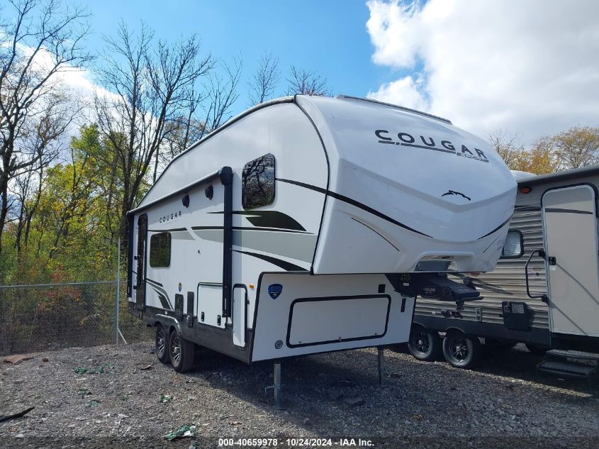 2024 KEYSTONE COUGAR 26' 5TH WHEEL CAMPER #3056070643