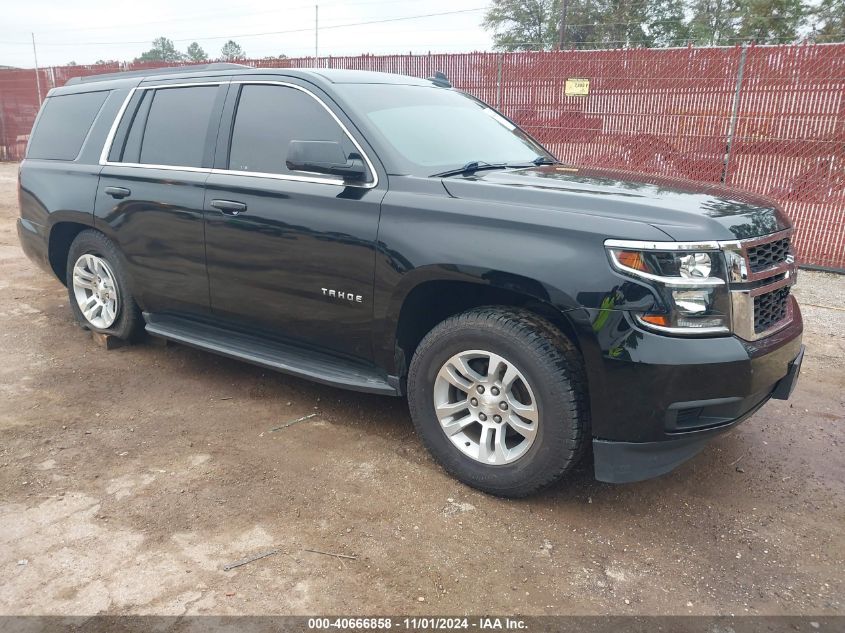 2019 CHEVROLET TAHOE LS #3035085483