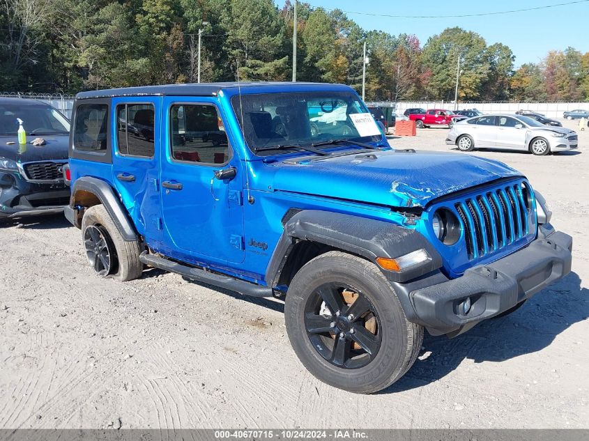 2022 JEEP WRANGLER UNLIMITED SPORT ALTITUDE 4X4 #3050080573