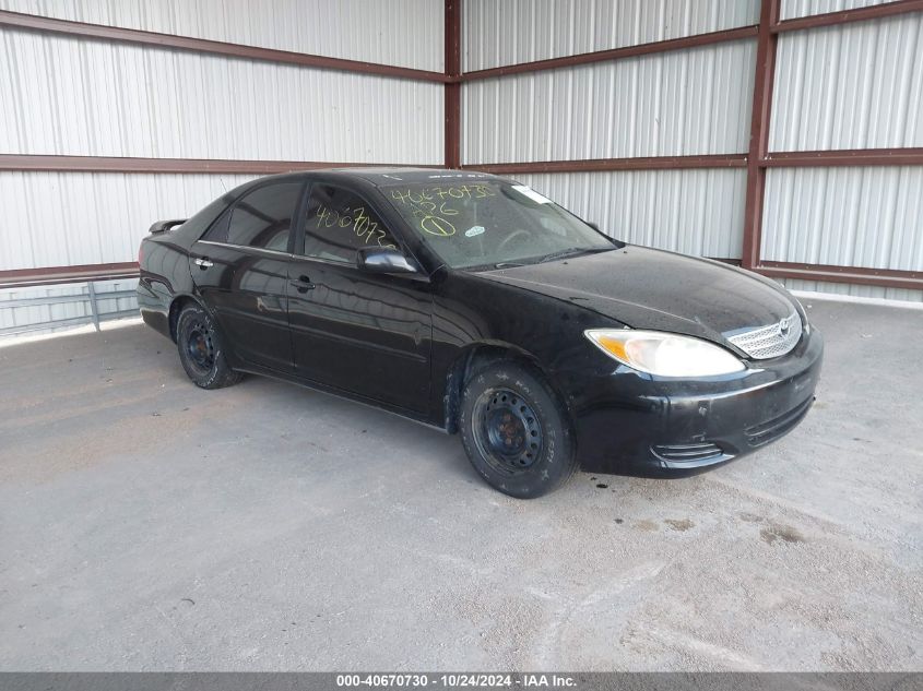 2002 TOYOTA CAMRY LE #3035085845