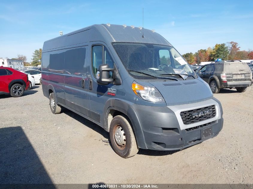 2019 RAM PROMASTER 3500 CARGO VAN HIGH ROOF 159 WB EXT #2992822828