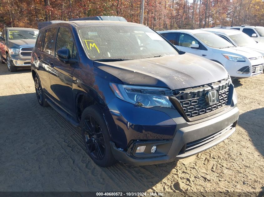 2021 HONDA PASSPORT AWD EX-L #3056070542