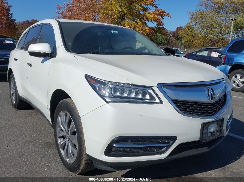 2014 ACURA MDX TECHNOLOGY PACKAGE #2992822568