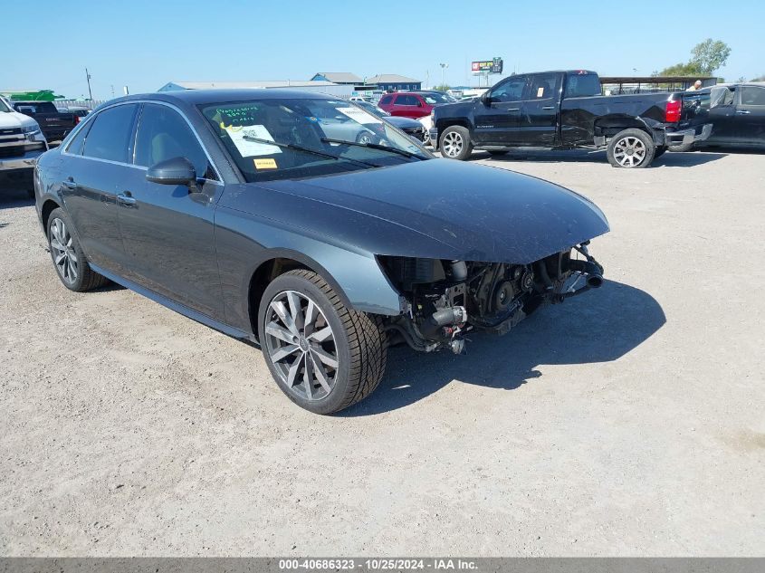 2020 AUDI A4 PREMIUM 40 TFSI FRONT-WHEEL DRIVE S TRONIC #3035085602