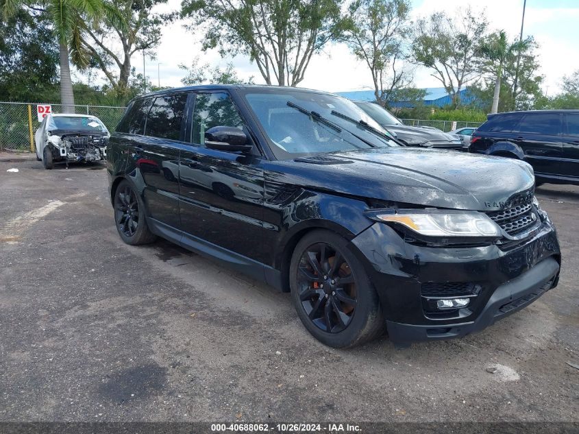 2017 LAND ROVER RANGE ROVER SPORT 3.0L V6 SUPERCHARGED HSE #3051084577