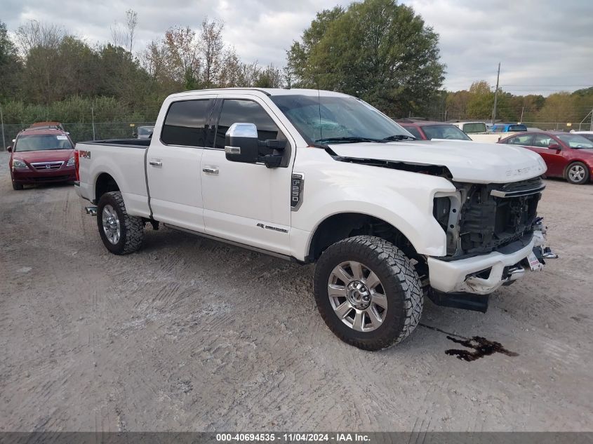 2018 FORD F-250 PLATINUM #3018515226