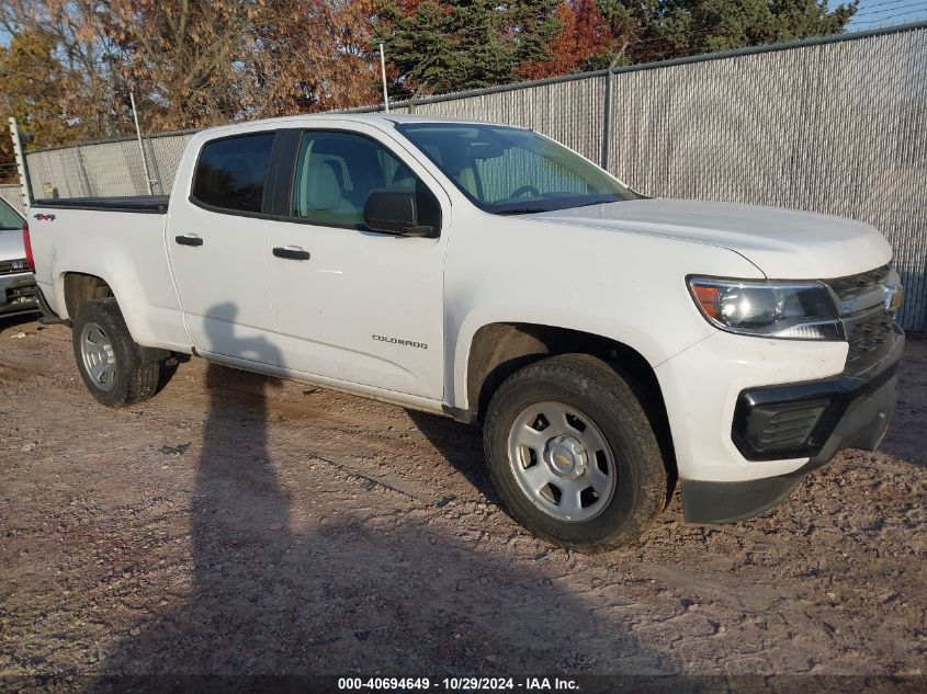 2022 CHEVROLET COLORADO 4WD  LONG BOX WT #3000300562