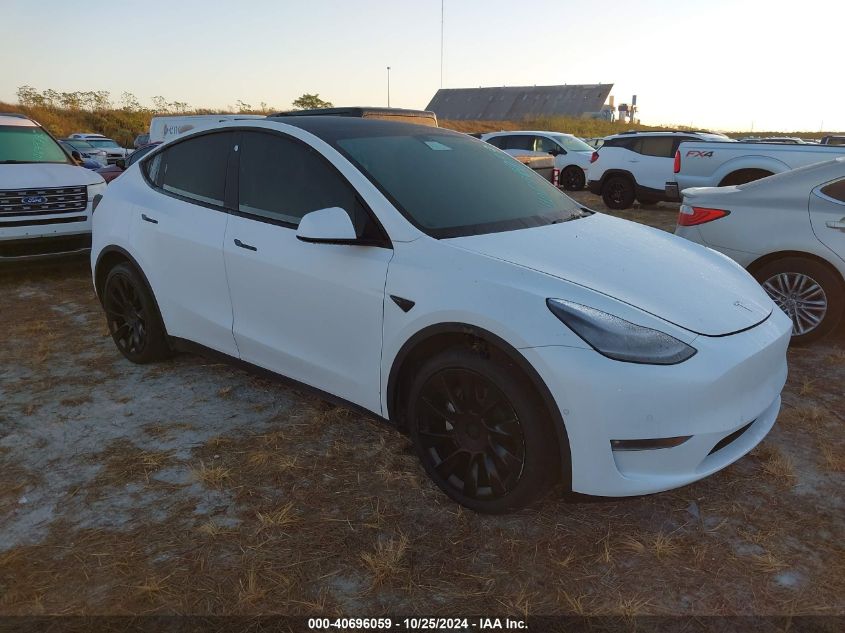 2021 TESLA MODEL Y LONG RANGE DUAL MOTOR ALL-WHEEL DRIVE #2995280821