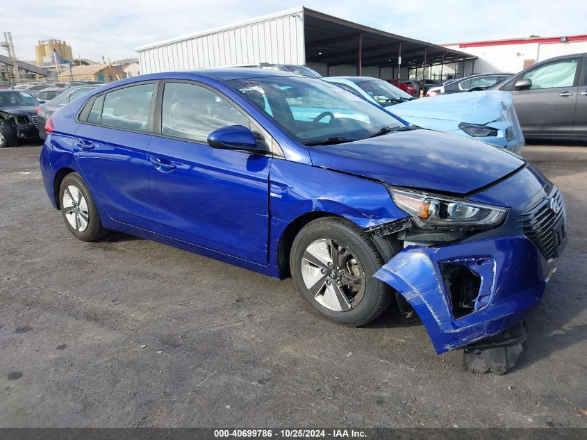 2019 HYUNDAI IONIQ HYBRID BLUE #3035095491