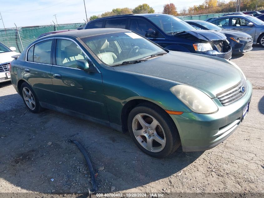 2003 INFINITI G35 LUXURY LEATHER #2995296774