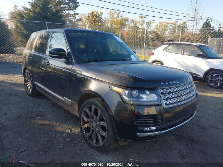 2014 LAND ROVER RANGE ROVER 5.0L V8 SUPERCHARGED/5.0L V8 SUPERCHARGED EBONY EDITION #2995296751