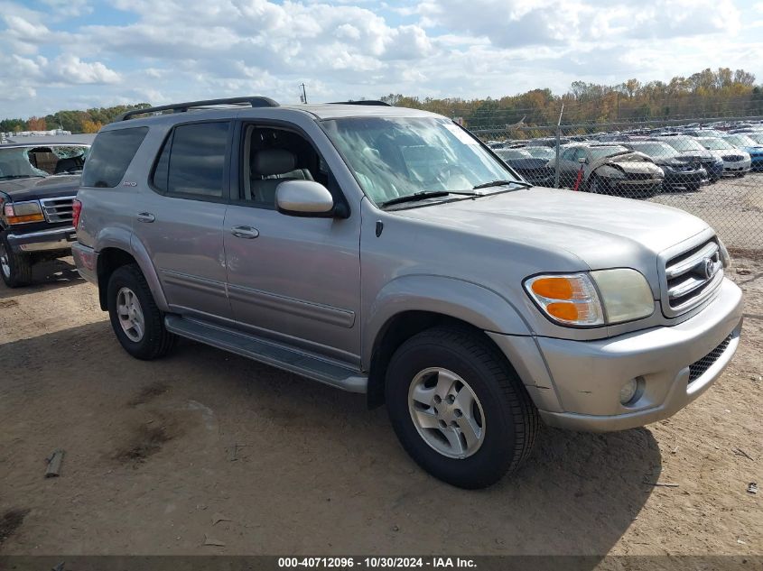 2002 TOYOTA SEQUOIA LIMITED V8 #2995296302