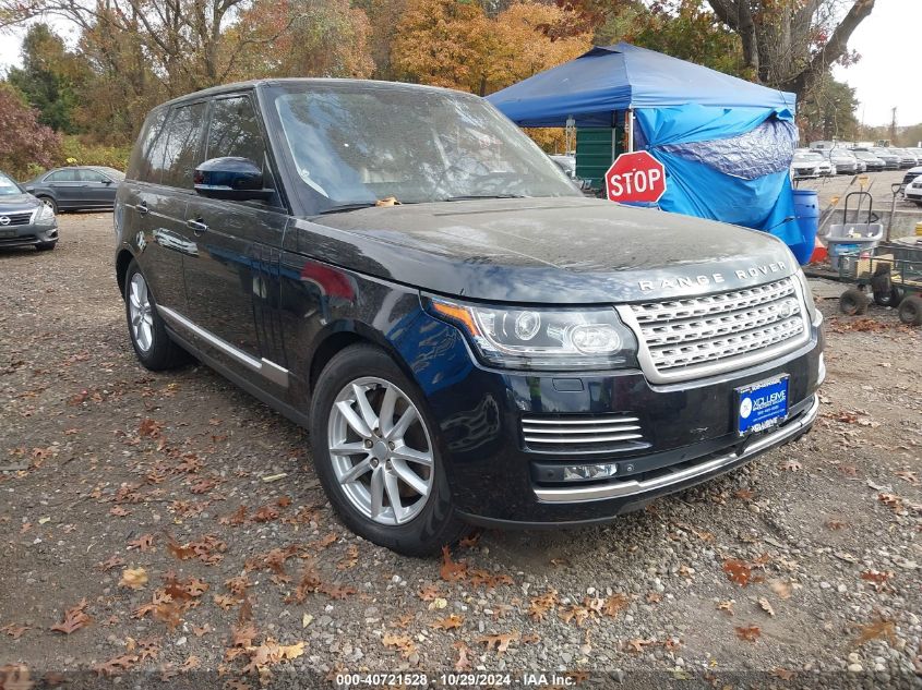 2015 LAND ROVER RANGE ROVER 5.0L V8 SUPERCHARGED AUTOBIOGRAPHY #2995296551