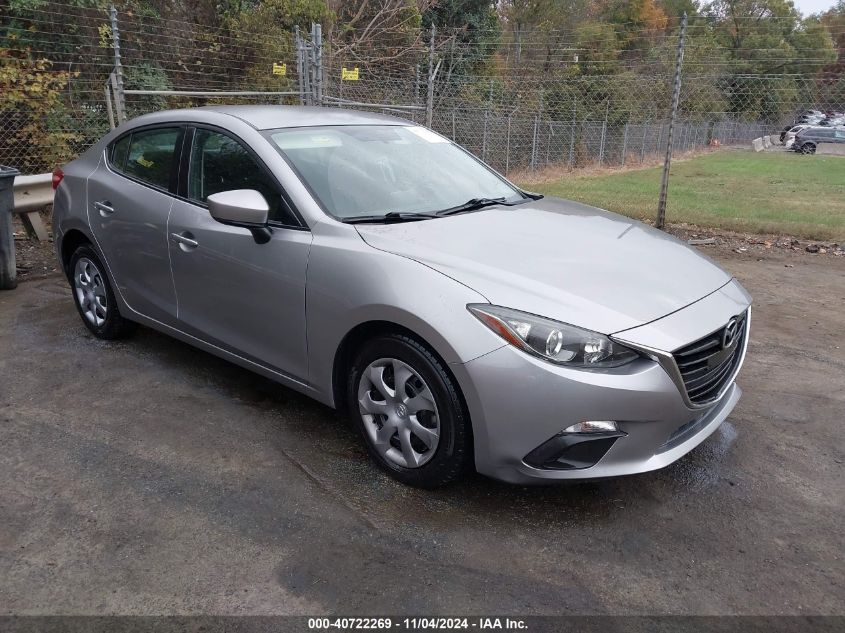 2015 MAZDA MAZDA3 I SPORT #3020799158