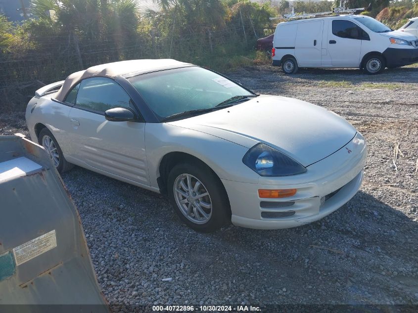 2001 MITSUBISHI ECLIPSE SPYDER GS #2995296514