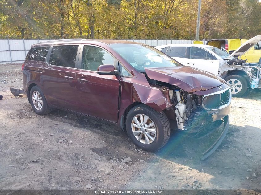 2015 KIA SEDONA LX #3020798259