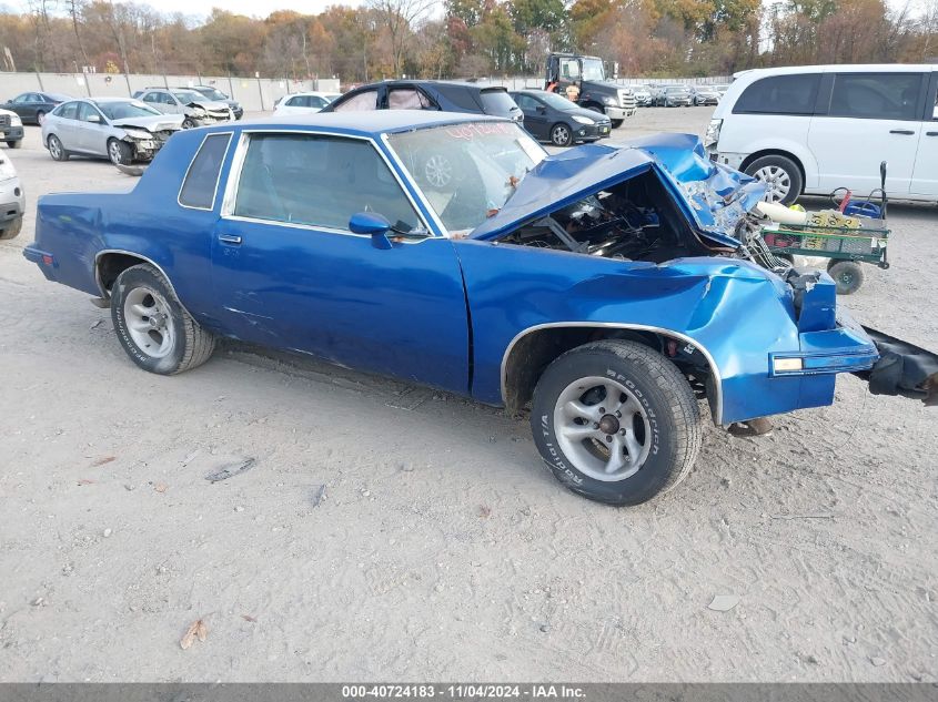 1985 OLDSMOBILE CUTLASS SALON #3037546590