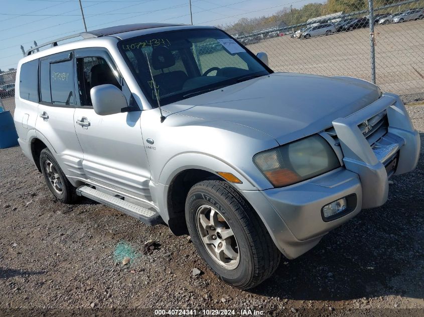 2002 MITSUBISHI MONTERO LIMITED #3037546583