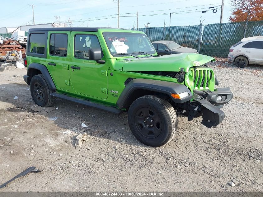 2018 JEEP WRANGLER UNLIMITED SPORT 4X4 #3051077366