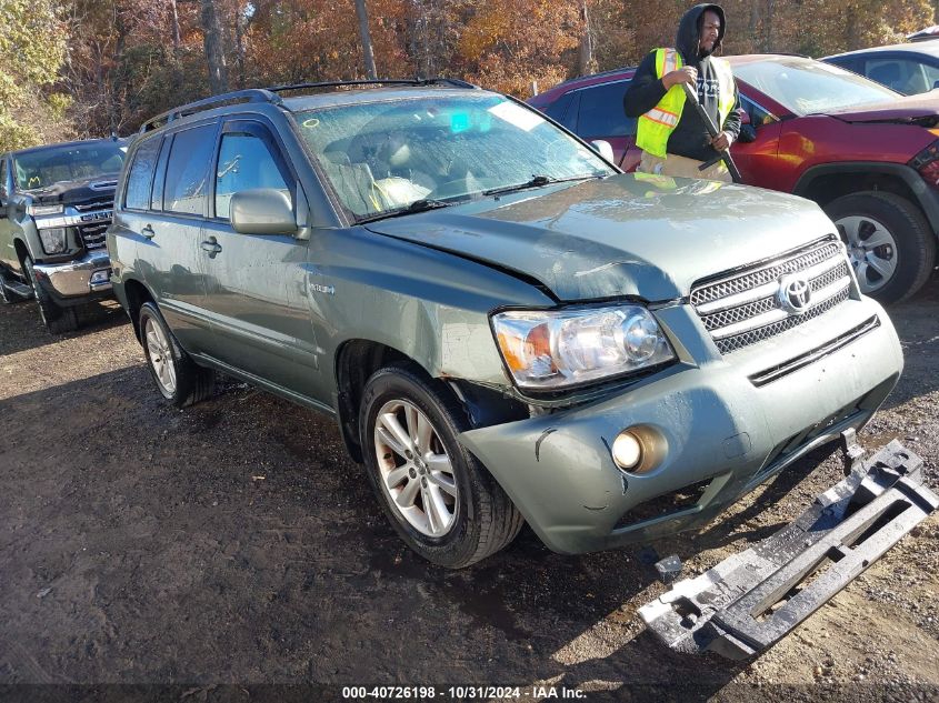 2007 TOYOTA HIGHLANDER HYBRID LIMITED V6 #3005347029