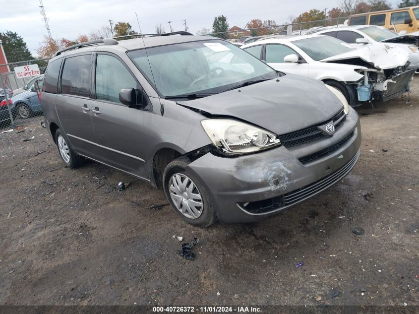 2005 TOYOTA SIENNA LE #2995296216