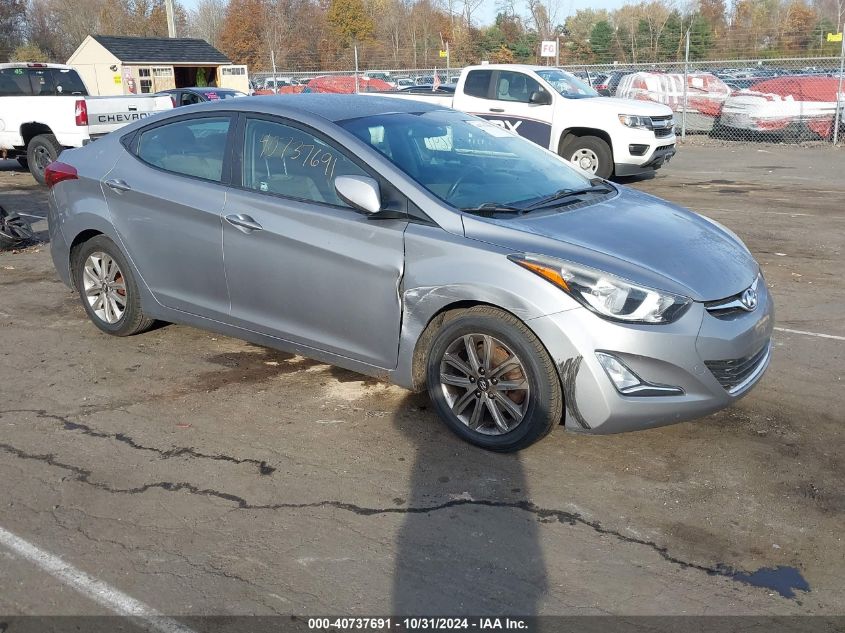 2014 HYUNDAI ELANTRA SE #3035074403