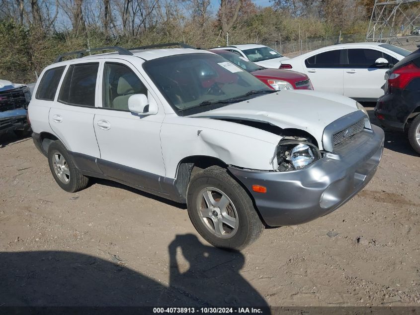 2004 HYUNDAI SANTA FE GLS/LX #3005346728