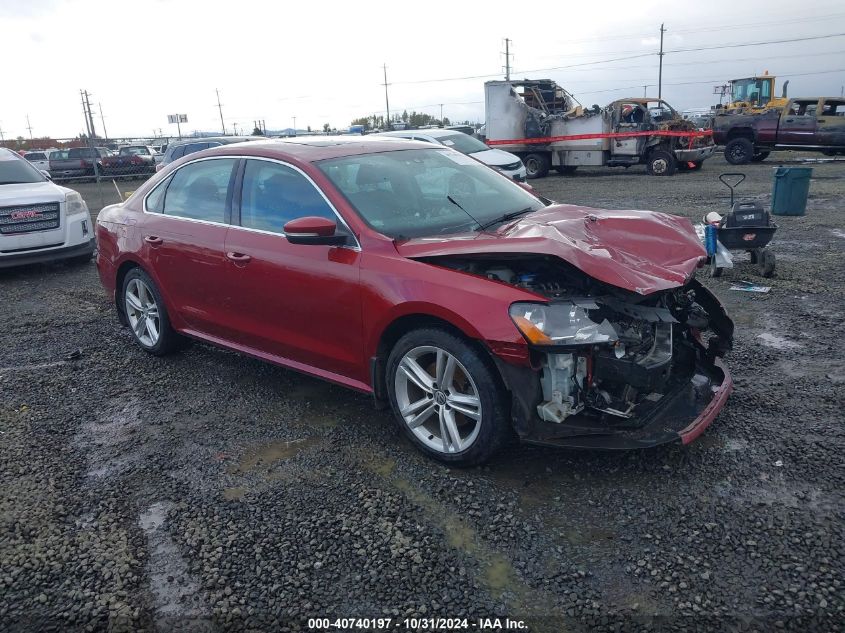 2015 VOLKSWAGEN PASSAT 2.0L TDI SE #3042562348